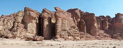 Timna Solomon's Pillars (BiblePlaces.com)